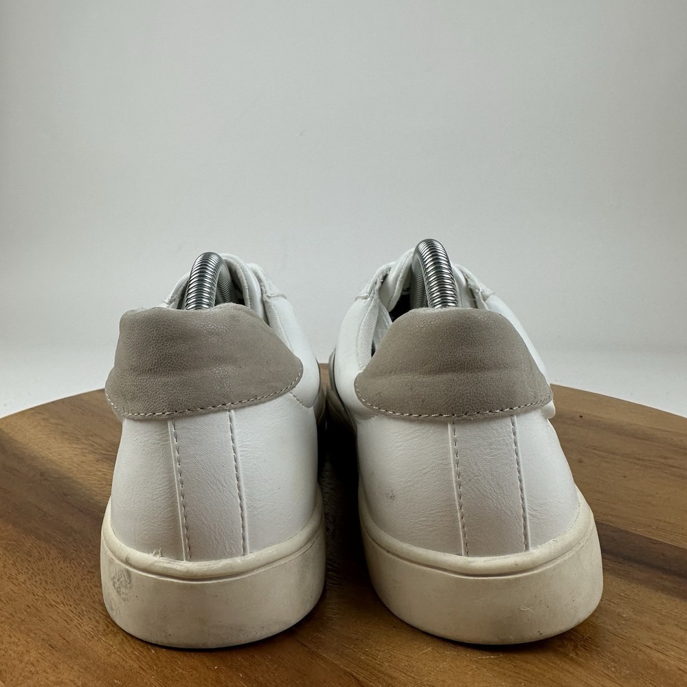 Womens Mia Italia White Leather Casual Comfort Shoes Sneakers Size 9 M GUC - Picture 4 of 8